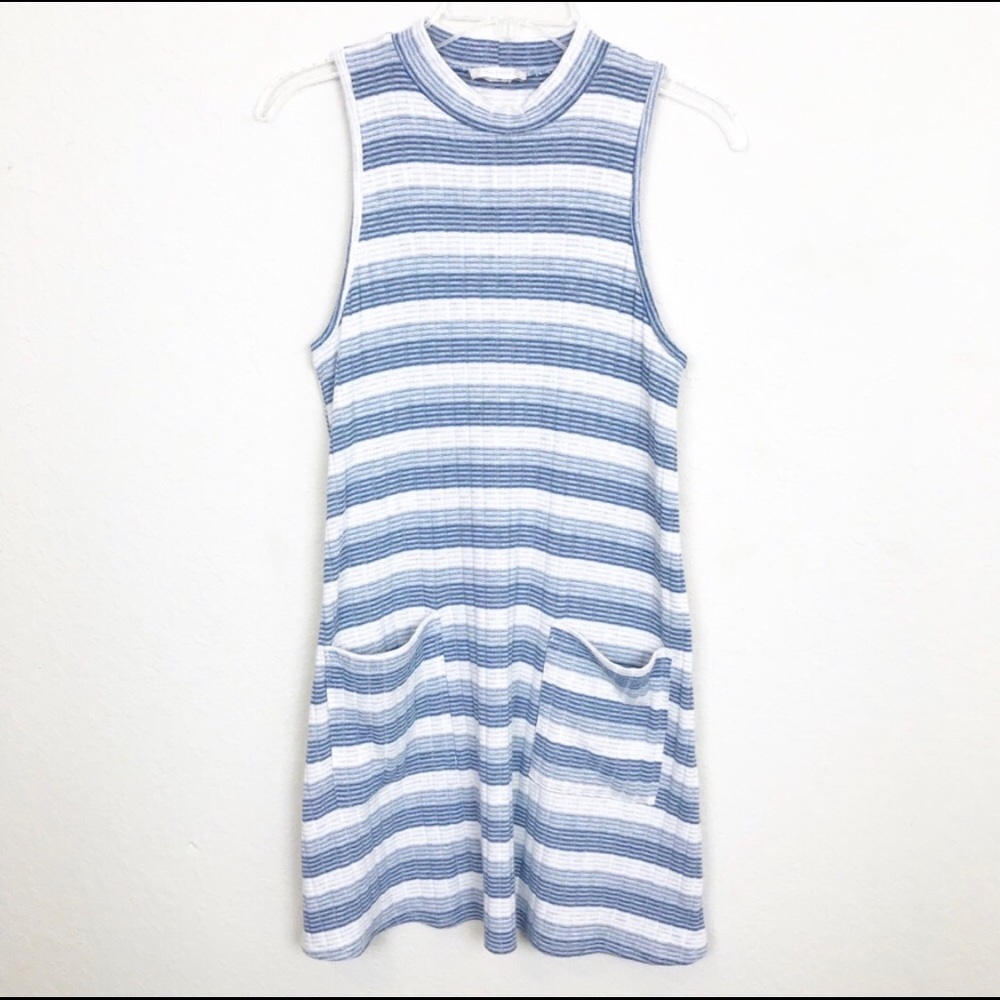 Altar’d State Mock Neck Sleeveless Ribbed Dress M